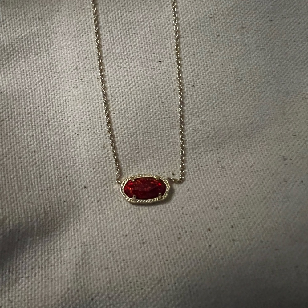 Red opal necklace Kendra Scott